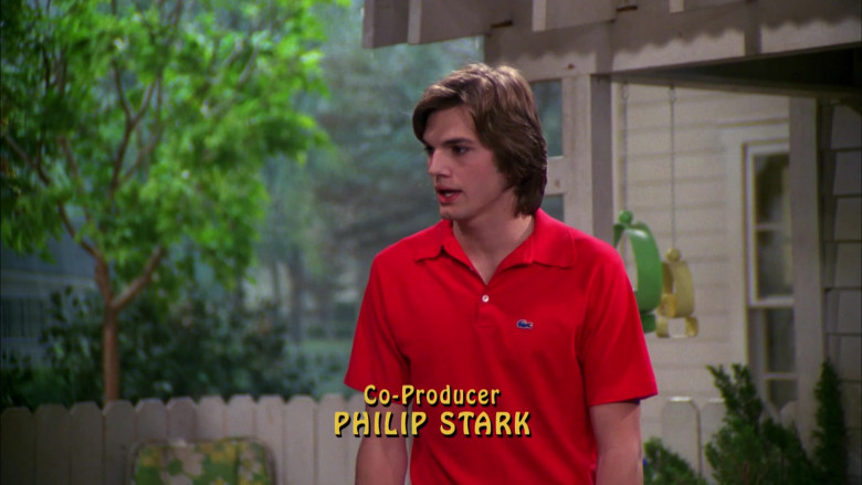 Lacoste Men's Short-Sleeved Shirt Worn by Ashton Kutcher as Michael Kelso in That '70s Show S03E19