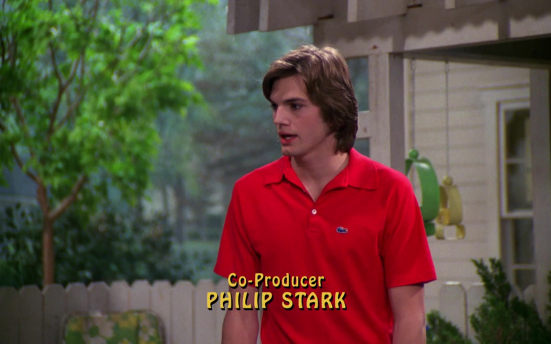 Lacoste Men's Short-Sleeved Shirt Worn by Ashton Kutcher as Michael Kelso in That '70s Show S03E19