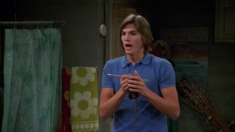 Lacoste Polo Shirt (Blue) Style Worn by Ashton Kutcher as Michael Kelso in That ’70s Show (1)