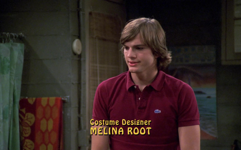 Lacoste Polo Shirt Worn by Ashton Kutcher as Michael Kelso in That '70s Show S05E01 Going to California (2002)