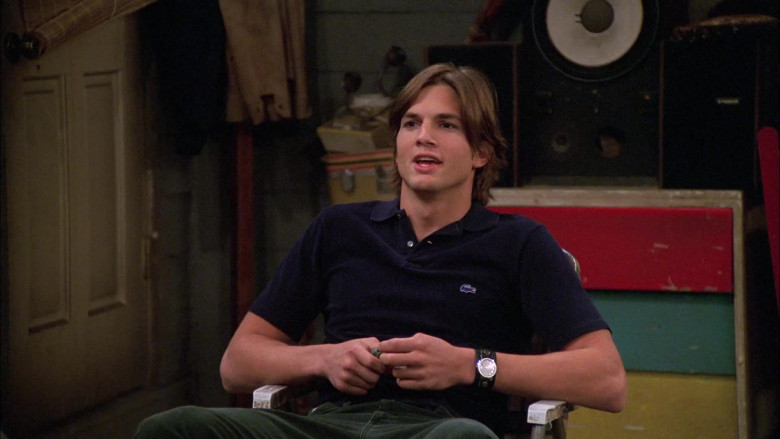 Lacoste Polo Shirt of Ashton Kutcher as Michael Kelso in That '70s Show S08E04 (1)