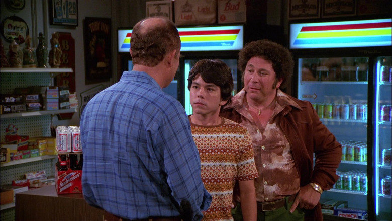 M&M’s, Snickers and Budweiser Beer in That ’70s Show