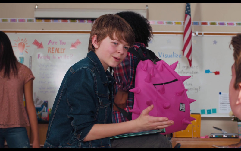 MadPax Spiked Pink Backpack in The War with Grandpa (2020)