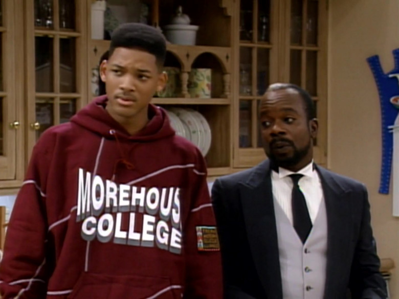 Morehouse College Hoodie Worn by Will Smith in The Fresh Prince of Bel-Air S04E10 (1)