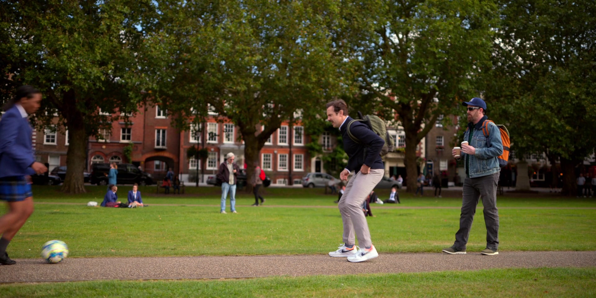 Nike Air Pegasus 92 White Orange Shoes Worn By Jason Sudeikis In Ted 