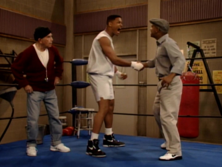 Nike Black High Top Sneakers of Will Smith in The Fresh Prince of Bel-Air S04E26 (2)