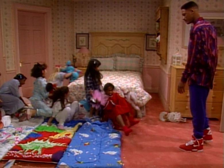 Nike High Top Shoes in Red Worn by Will Smith in The Fresh Prince of Bel-Air S01E14 (1)