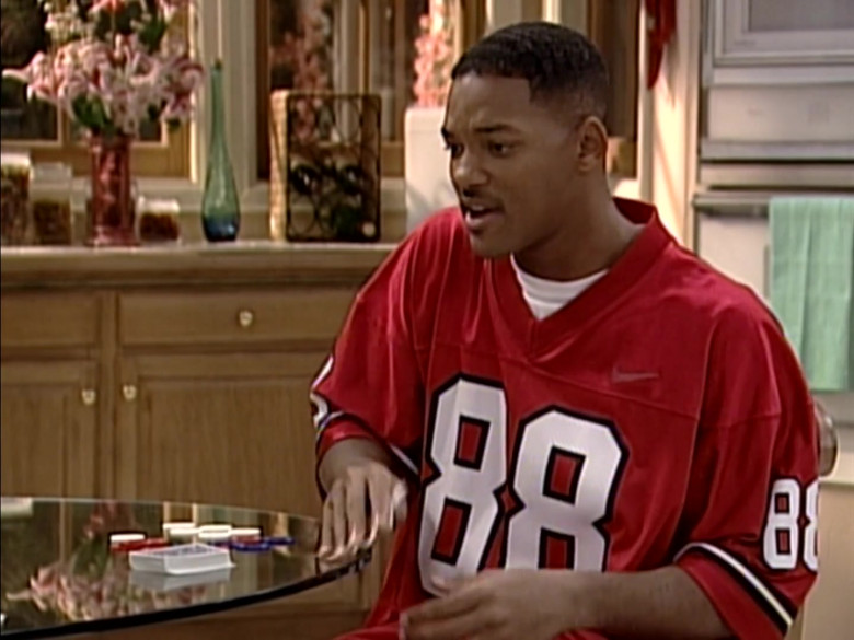 Nike Jersey (Red) Outfit Worn by Will Smith in The Fresh Prince of Bel-Air S06E08 (1)