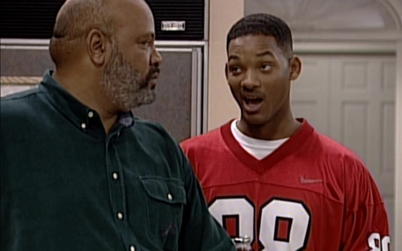 Nike Jersey (Red) Worn by Will Smith in The Fresh Prince of Bel-Air S06E08 "Viva Lost Wages" (1995)
