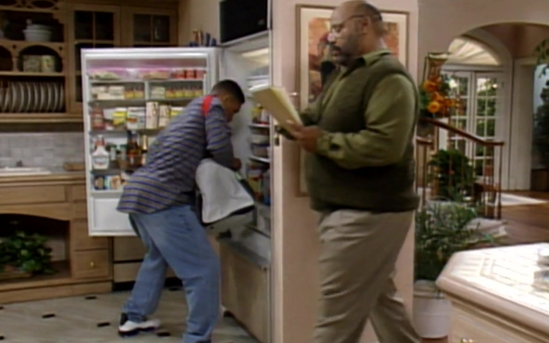 Nike Shoes, Striped Shirt and Jeans Worn by Will Smith in The Fresh Prince of Bel-Air S04E02