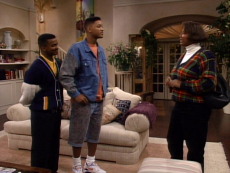 Nike Sneakers and Denim Jacket Outfit of Will Smith in The Fresh Prince of Bel-Air S02E08 (2)