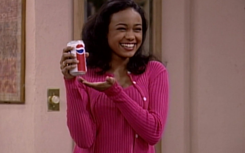 Pepsi Cola Enjoyed by Tatyana Ali as Ashley Banks in The Fresh Prince of Bel-Air S06E20 "I, Stank Horse" (1996)
