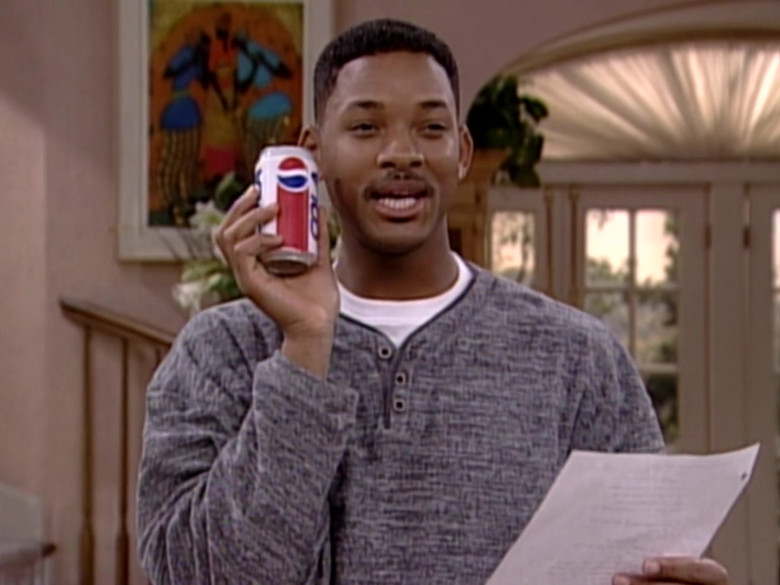 Pepsi Soda Can Held by Will Smith in The Fresh Prince of Bel-Air S06E20 (1)