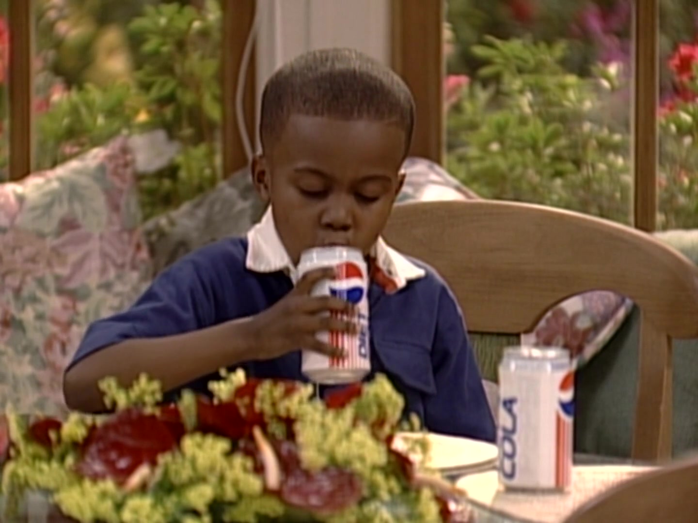 Pepsi Soda Enjoyed by Ross Bagley as Nicky Banks in The Fresh Prince of Bel-Air S06E20 &quot;I, Stank ...
