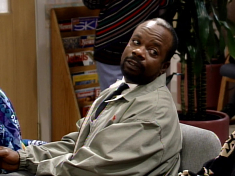 Polo Ralph Lauren Jacket of Joseph Marcell in The Fresh Prince of Bel-Air S04E10 (1)