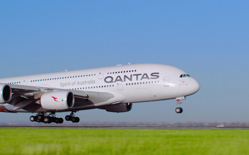 Qantas Airline in Swimming for Gold (2020)