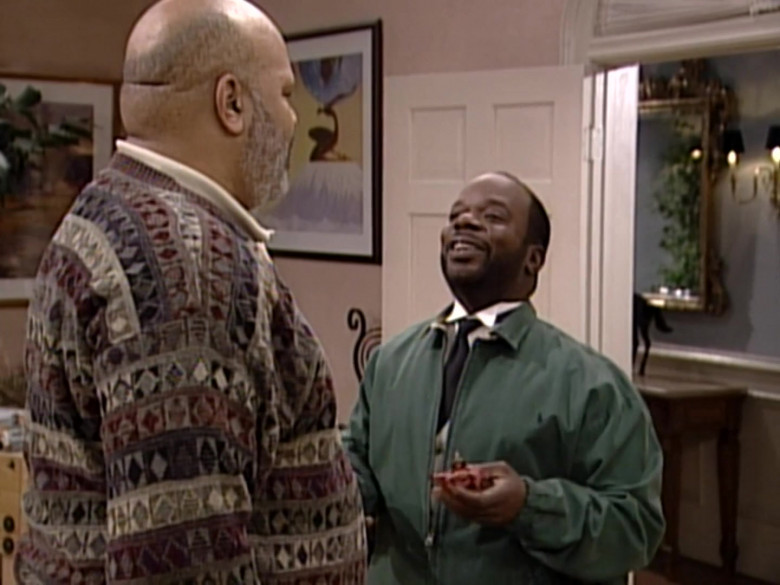 Ralph Lauren Green Jacket of Joseph Marcell in The Fresh Prince of Bel-Air S06E17