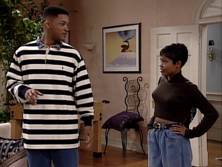 Ralph Lauren Long Sleeve Shirt Outfit of Will Smith in The Fresh Prince of Bel-Air S05E17 (2)