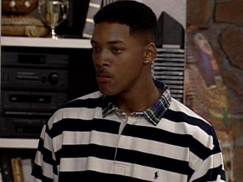 Ralph Lauren Long Sleeve Shirt Outfit of Will Smith in The Fresh Prince of Bel-Air S05E17 (4)