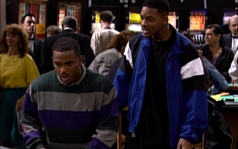 Ralph Lauren Sweater Fashion Outfit Worn by Alfonso Ribeiro in The Fresh Prince of Bel-Air S06E08