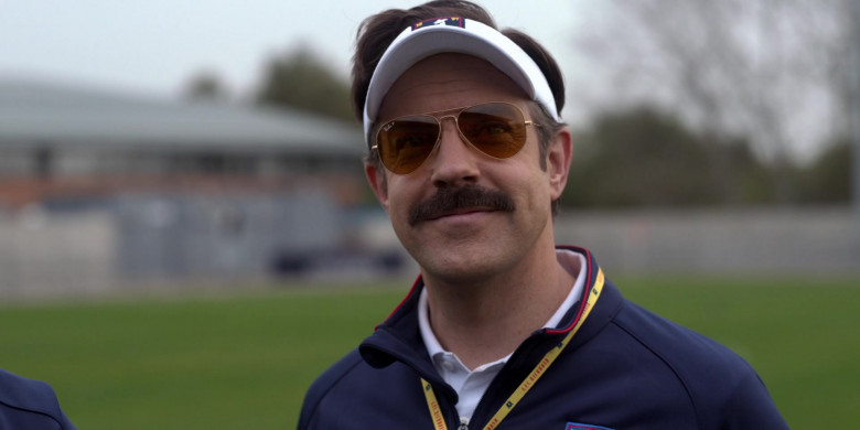 Ray-Ban P Aviator Frame Sunglasses Worn by Jason Sudeikis in Ted Lasso S01E04