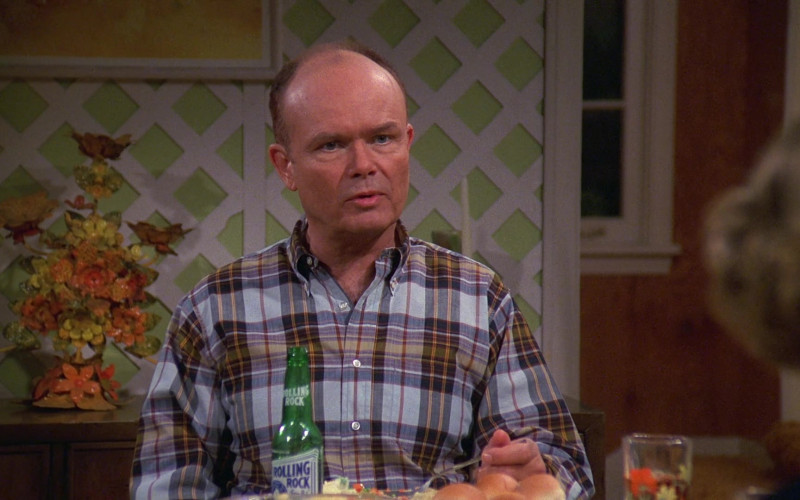 Rolling Rock Beer Bottle of Kurtwood Smith as Red Forman in That '70s Show S02E11