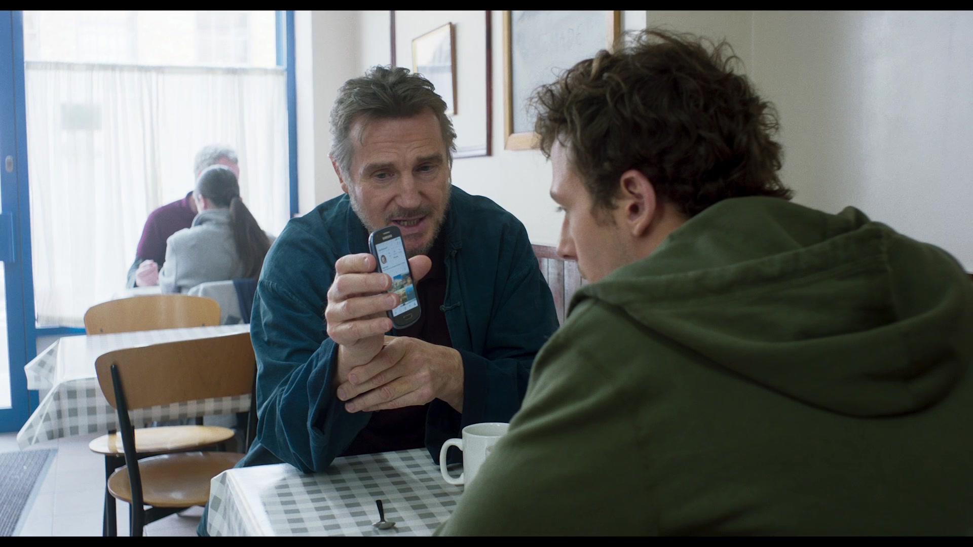 Samsung Phone Of Liam Neeson In Made In Italy (2020)