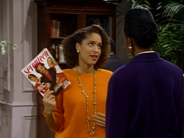 Seventeen Magazine Held By Karyn Parsons As Hilary Banks