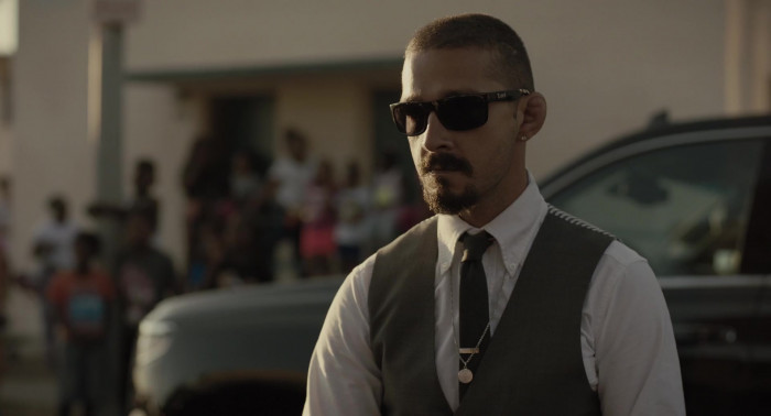 Locs Sunglasses Of Shia LaBeouf As Creeper In The Tax Collector (2020)