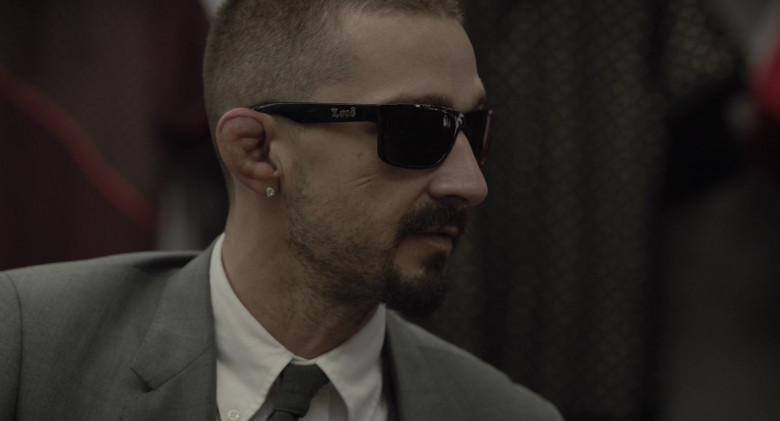 Shia LaBeouf as Creeper Wears Locs Sunglasses in The Tax Collector Movie (6)