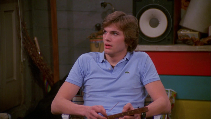 Lacoste Polo Shirt (Blue) Of Ashton Kutcher As Michael Kelso In That ...