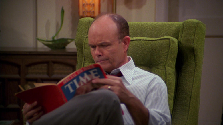 Time Magazine Held by Kurtwood Smith as Red Forman in That '70s Show S04E09