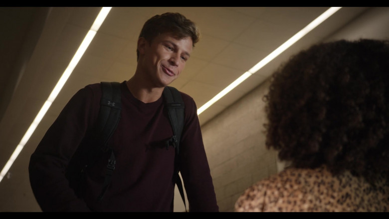 Under Armour Backpack of Brandon Butler as Brady Finch in Trinkets S02E02
