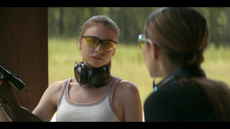 Walker's Black Ear Muffs of Maddie Phillips as Sterling in Teenage Bounty Hunters TV Show