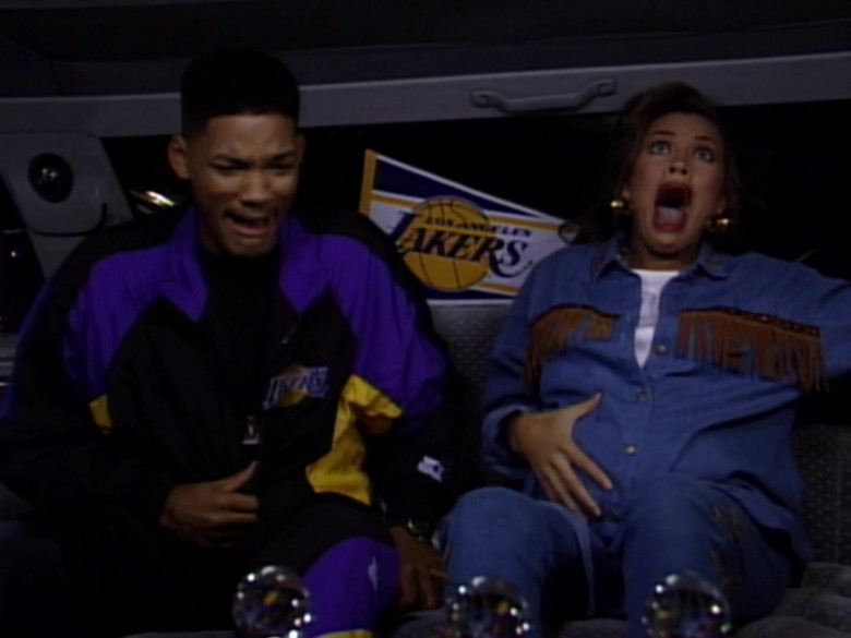 Will Smith Wears Starter Los Angeles Lakers Tracksuit Outfit (6)