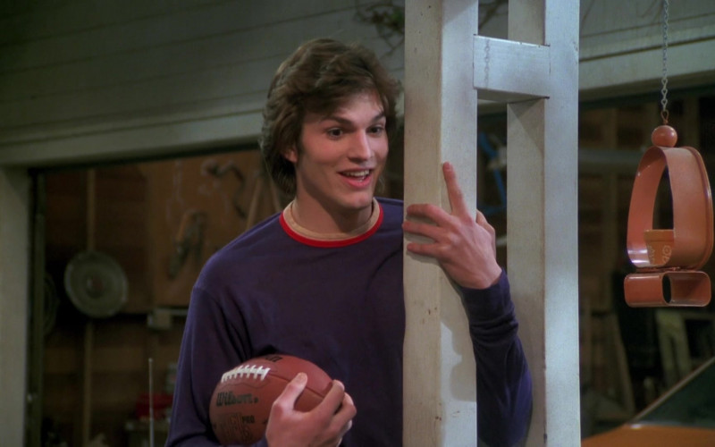 Wilson NFL Football of Ashton Kutcher as Michael in That ’70s Show (1)