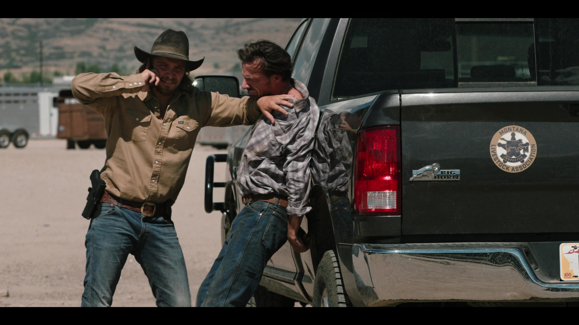 Wrangler Shirt Worn By Luke Grimes As Kayce Dutton In Yellowstone S03E07  