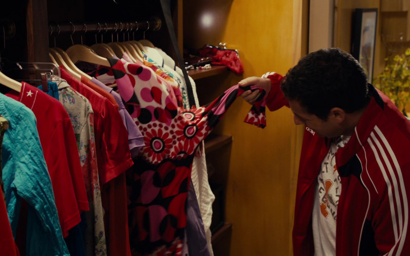 Adidas Red Tracksuit Jacket Worn by Adam Sandler as Jack in Jack and Jill Comedy Movie (1)