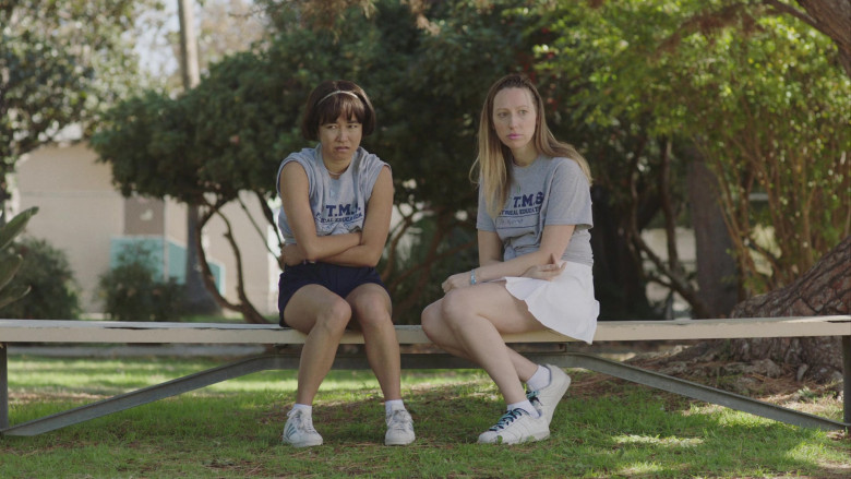 Adidas Shoes of Maya Erskine and Anna Konkle in PEN15 S02E01 TV Show