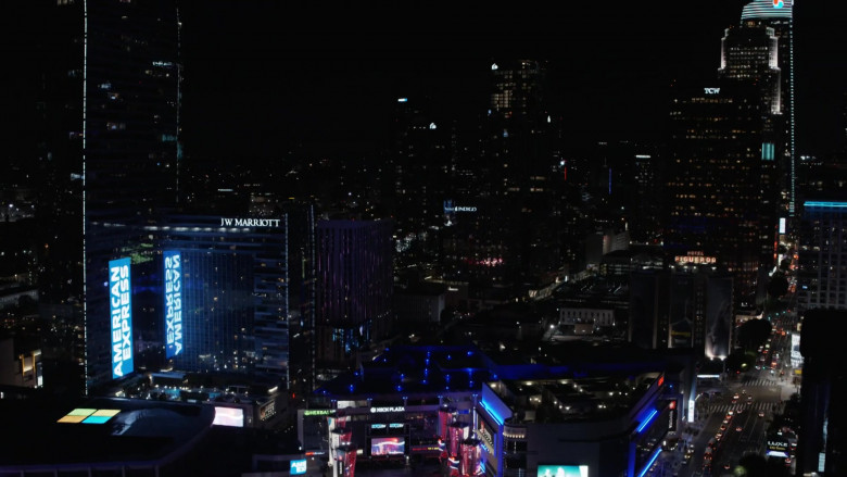 American Express and JW Marriott Hotel in L.A.'s Finest S02E01