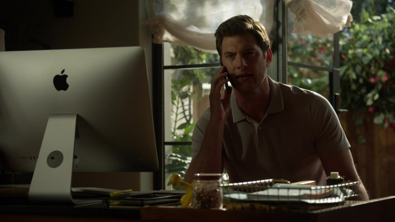 Apple iMac Computer of Ryan McPartlin as Dr. Patrick McKenna in L.A.'s Finest S02E12 (2)