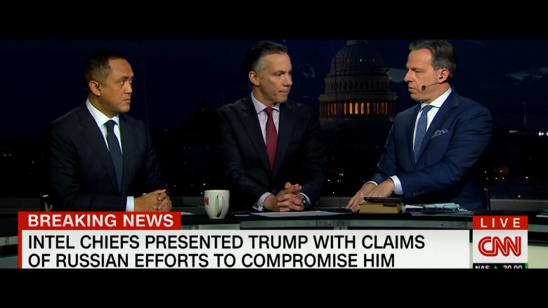 CNN Television Channel in The Comey Rule Night Two (1)