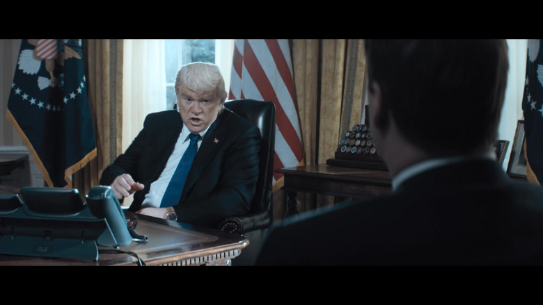 Cisco Phone of Brendan Gleeson as President Donald Trump in The Comey Rule Night Two (2020)