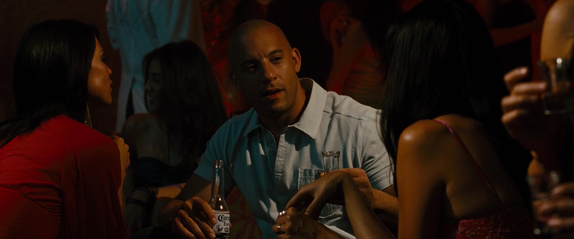 Corona Extra Beer of Vin Diesel as Dominic Toretto in Fast & Furious (2...