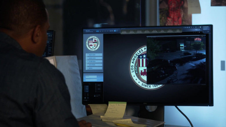 Dell Monitor Used by Duane Martin as Ben Baines in L.A.'s Finest S02E08 (1)