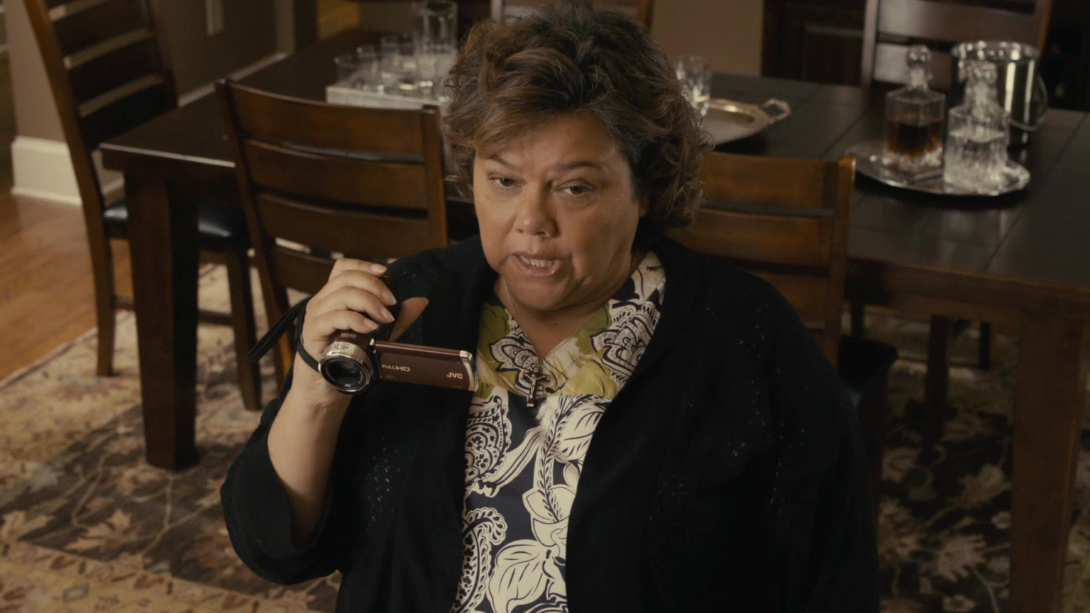 JVC FullHD Camcorder Of Lidia Porto As Maria In Scary Movie 5 (2013)