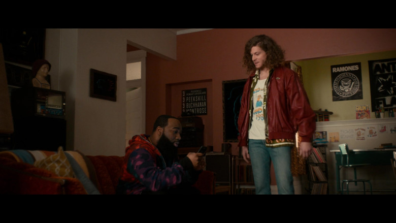 Lacoste Jacket Outfit of Blake Anderson as Gunther in Woke S01E03 (2)
