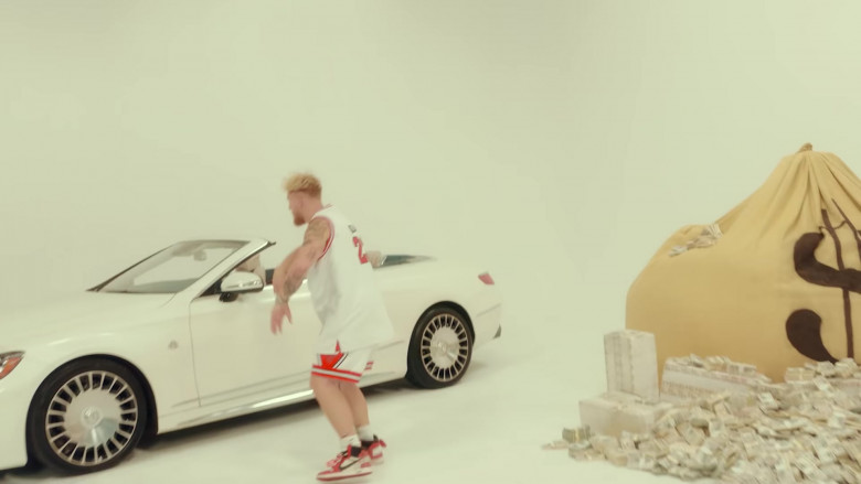 Mercedes-Maybach S 650 Cabriolet White Car in “23” by Jake Paul Starring Logan Paul (1)