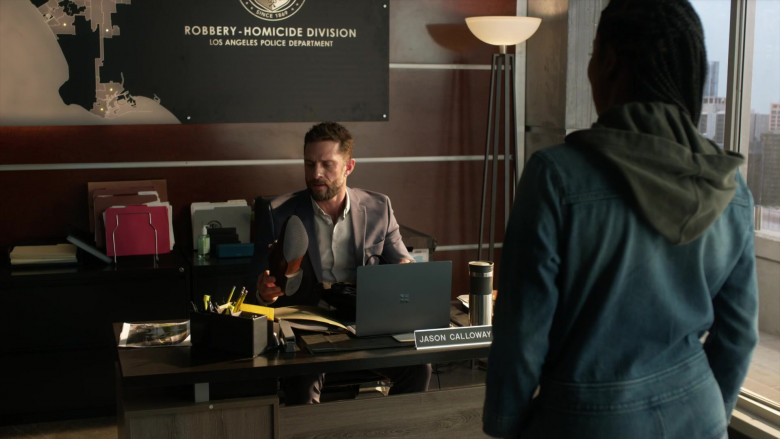 Microsoft Surface Laptop Used by David Fumero as Lt. Jason Calloway in L.A.'s Finest S02E05 (1)