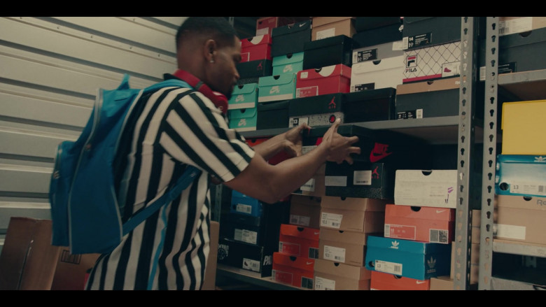 Nike, Adidas and Fila Boxes in Sneakerheads S01E01 101 (2020)